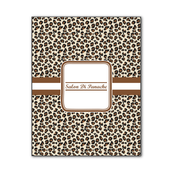 Custom Leopard Print Wood Print - 11x14 (Personalized)