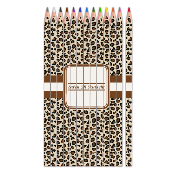 Custom Leopard Print Colored Pencils (Personalized)