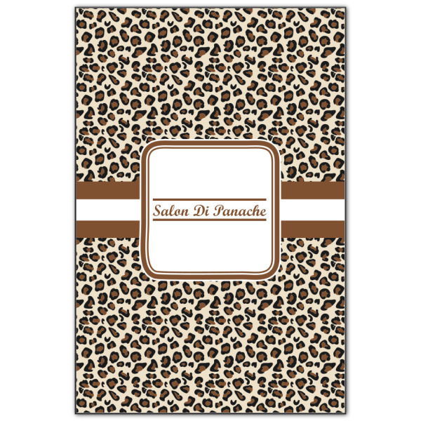 Custom Leopard Print Wood Print - 20x30 (Personalized)