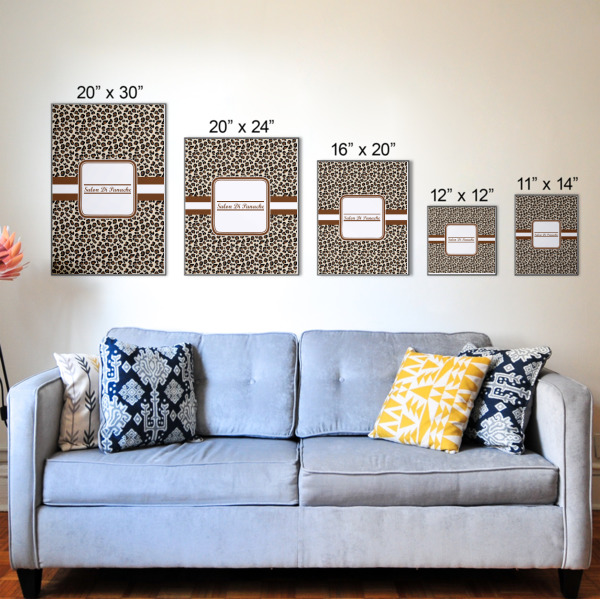 Custom Design - Wood Prints - Size Comparison