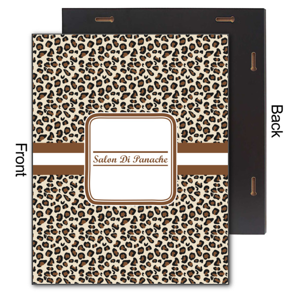 Custom Design - 11x14 Wood Print - Front & Back View