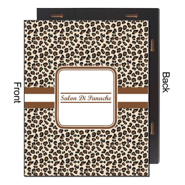 Custom Design - 16x20 Wood Print - Front & Back View