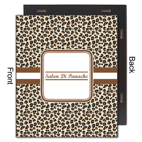 Custom Design - 20x24 Wood Print - Front & Back View