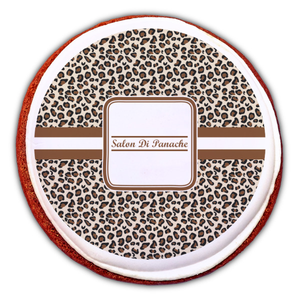 Custom Design - Printed Icing Circle - Large - On Cookie