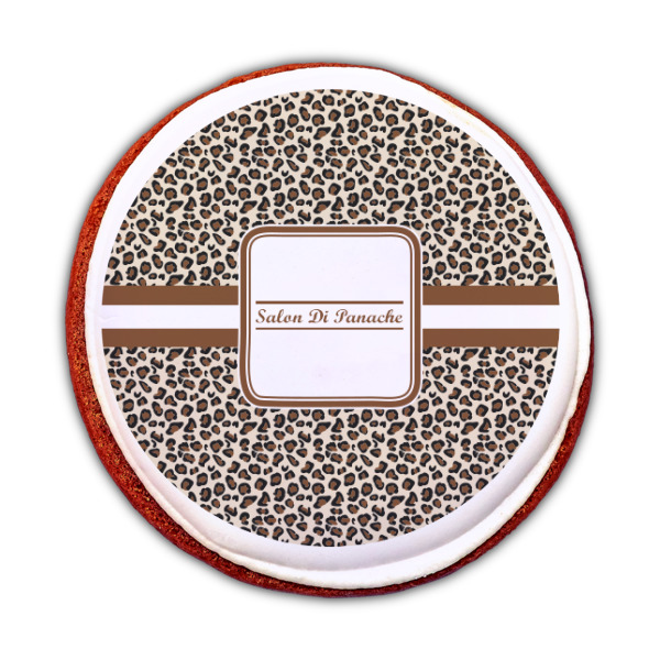 Custom Design - Printed Icing Circle - Medium - On Cookie
