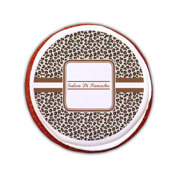 Custom Design - Printed Icing Circle - Small - On Cookie