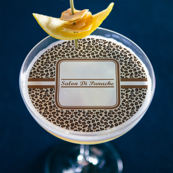 Custom Design - Printed Drink Topper - XLarge - In Context