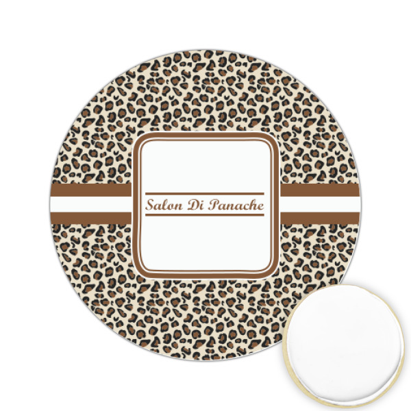 Custom Leopard Print Printed Cookie Topper - 2.15" (Personalized)