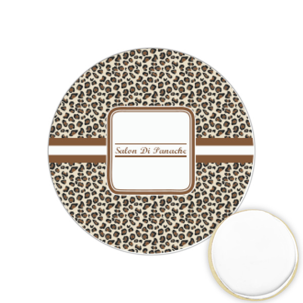 Custom Leopard Print Printed Cookie Topper - 1.25" (Personalized)