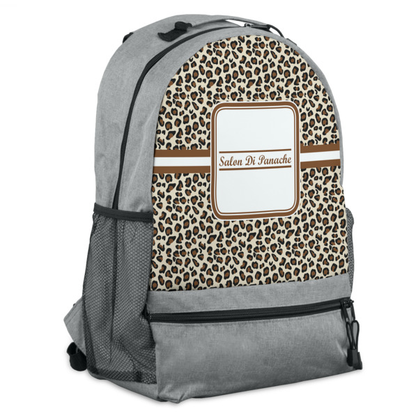 Custom Leopard Print Backpack (Personalized)