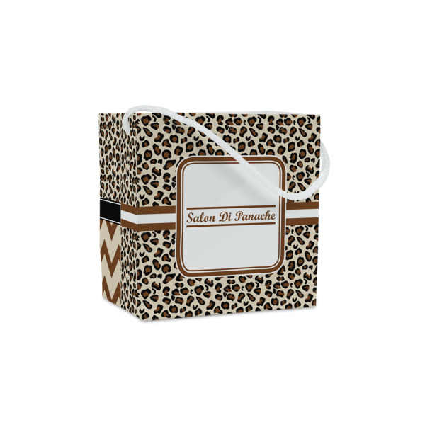 Custom Leopard Print Party Favor Gift Bags (Personalized)
