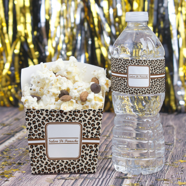 Custom Design - French Fry Favor Box - w/ Water Bottle
