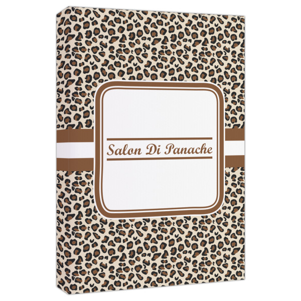 Custom Leopard Print Canvas Print - 20x30 (Personalized)