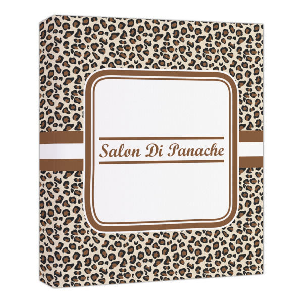 Custom Leopard Print Canvas Print - 20x24 (Personalized)