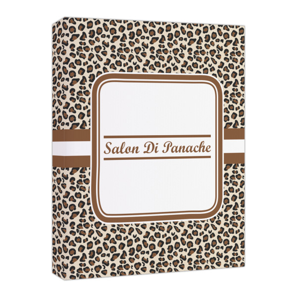 Custom Leopard Print Canvas Print - 16x20 (Personalized)