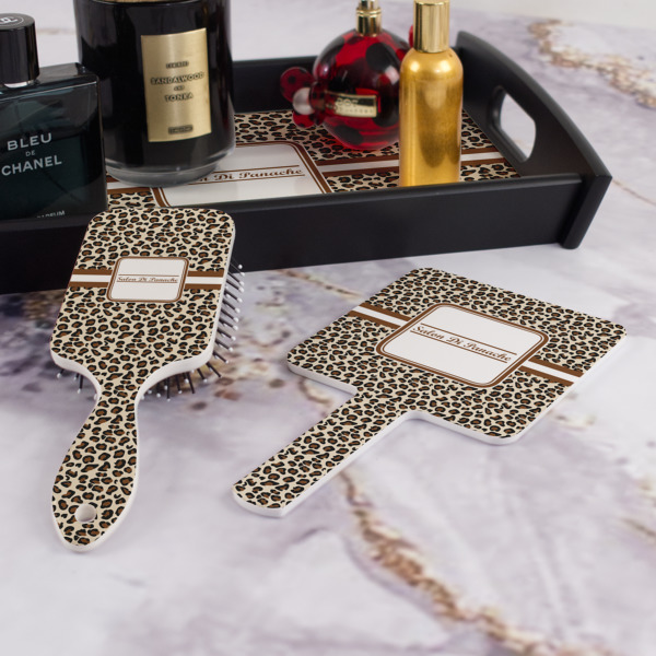 Custom Design - Hair Brush and Hand Mirror - Bathroom Scene