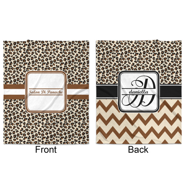 Custom Design - Minky Blanket - 50"x60" - Double Sided - Front & Back