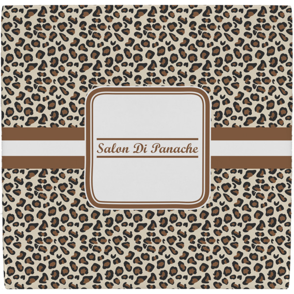 Custom Leopard Print Ceramic Tile Hot Pad (Personalized)
