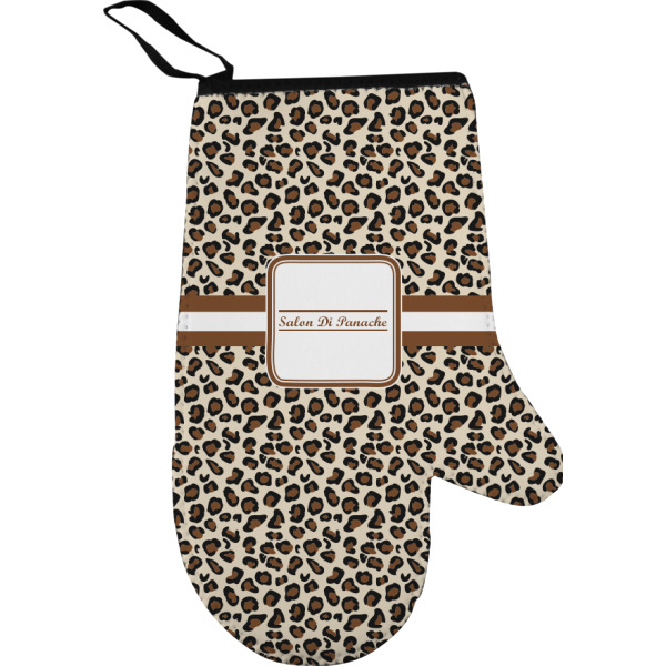 Custom Leopard Print Oven Mitt (Personalized)