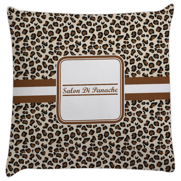 Custom Leopard Print Decorative Pillow Case (Personalized)