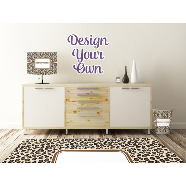 Custom Design - Wall Graphic Decal Wooden Desk