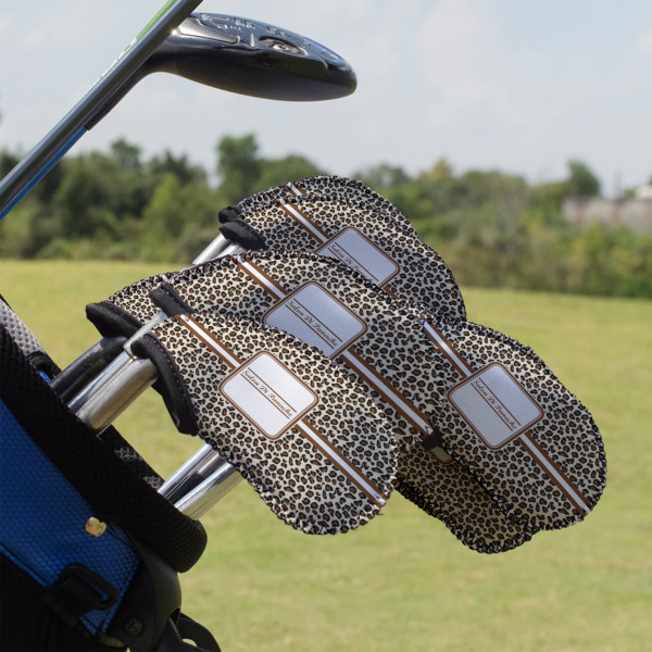Custom Design - Golf Club Cover - Set of 9 - On Clubs