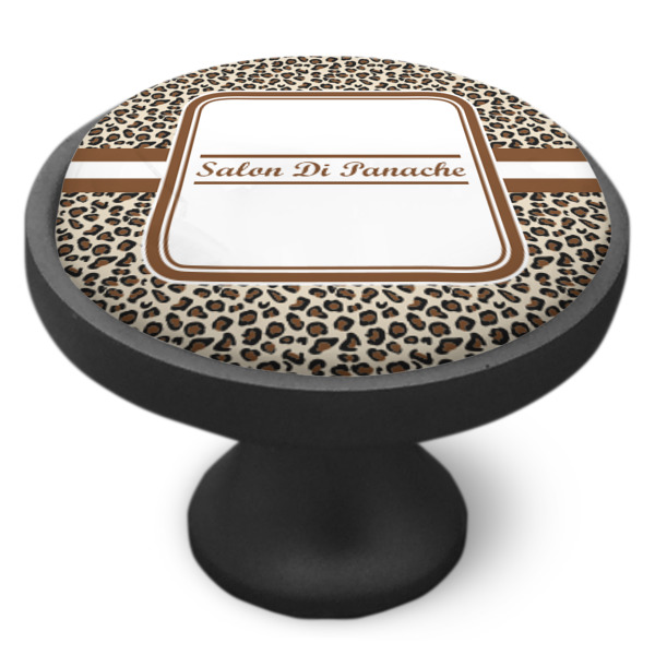 Custom Design - Cabinet Knob - Black - Side