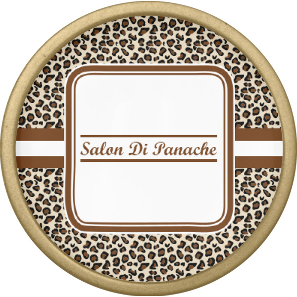 Custom Design - Cabinet Knob - Gold - Front