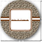 Leopard Print Round Decal - XLarge (Personalized)
