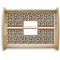 Leopard Print Natural Wooden Tray - Large (Personalized)