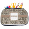 Leopard Print Neoprene Pencil Case - Medium w/ Name and Initial