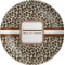 Leopard Print Melamine Plate (Personalized)