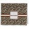 Leopard Print Kitchen Towel - Poly Cotton w/ Name and Initial