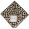 Leopard Print Cloth Dinner Napkin - Single w/ Name and Initial