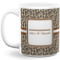 Leopard Print 11 Oz Coffee Mug - White (Personalized)