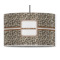 Leopard Print 12" Drum Pendant Lamp - Fabric (Personalized)