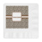Leopard Print Embossed Decorative Napkins (Personalized)