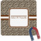 Leopard Print Square Fridge Magnet (Personalized)