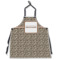 Leopard Print Apron Without Pockets w/ Name and Initial