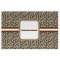 Leopard Print Laminated Placemat w/ Name and Initial