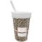 Leopard Print Sippy Cup with Straw (Personalized)