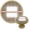Leopard Print Cabinet Knob - Gold (Personalized)