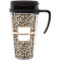 Leopard Print Acrylic Travel Mug with Handle (Personalized)
