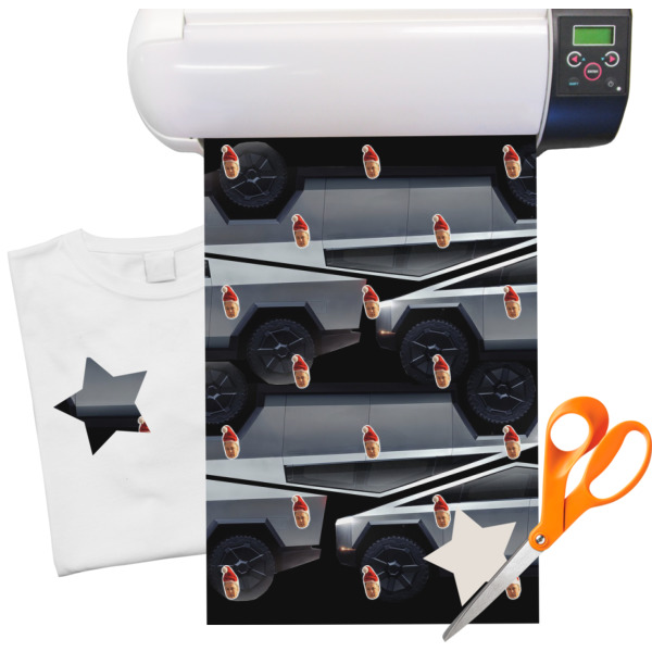 Custom Design Your Own Heat Transfer Vinyl Sheet - 12" x 18"