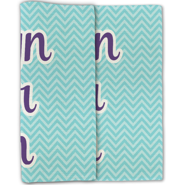 Custom Design - Linen Placemat - Double Sided - Folded Half