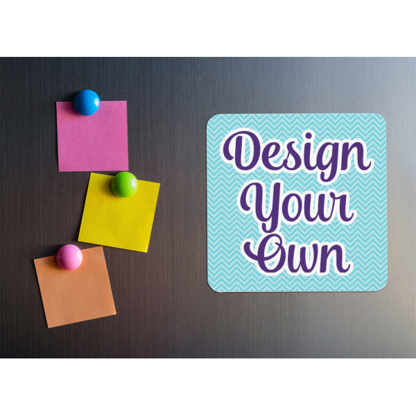Custom Design - Square Fridge Magnet - LIFESTYLE