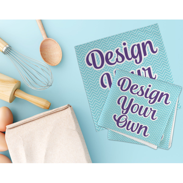 Custom Design - Microfiber Dish Rag - LIFESTYLE