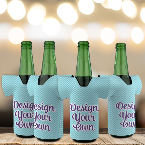Custom Design - Jersey Bottle Cooler - Set of 4 - LIFESTYLE