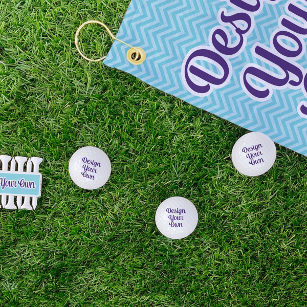 Custom Design - Golf Balls - Generic - Set of 3 - LIFESTYLE