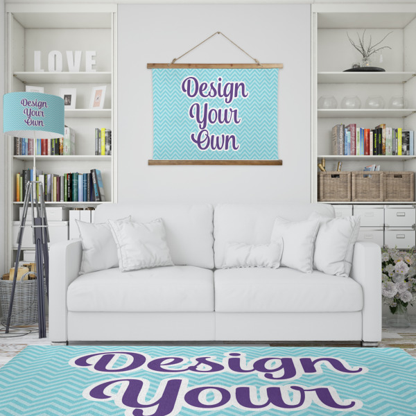 Custom Design - Wall Hanging Tapestry - Landscape - In Context